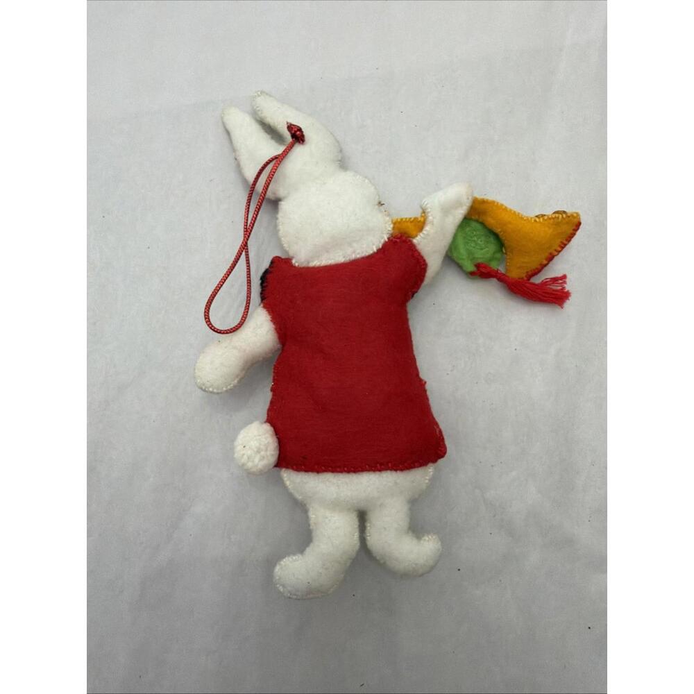 Alice in Wonderland Bucilla Vintage 1970s Felt Ornaments Set 4 Rare Complete - Picture 10 of 10